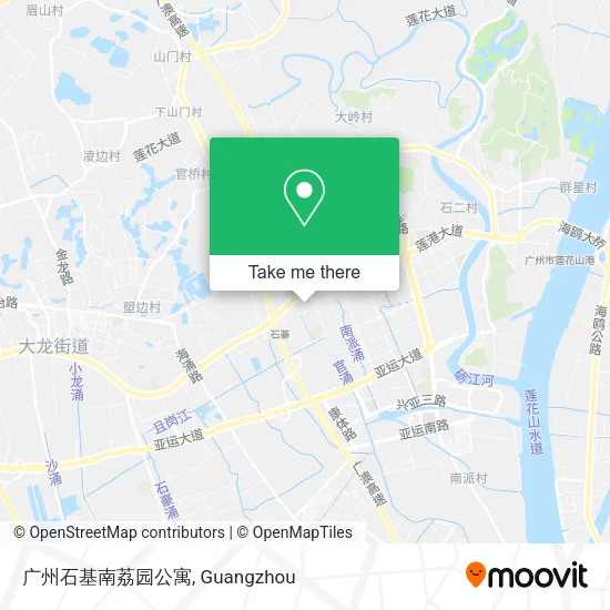 广州石基南荔园公寓 map