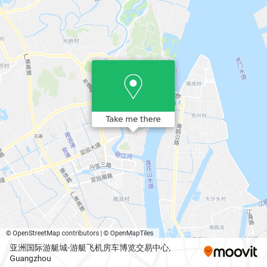 亚洲国际游艇城-游艇飞机房车博览交易中心 map
