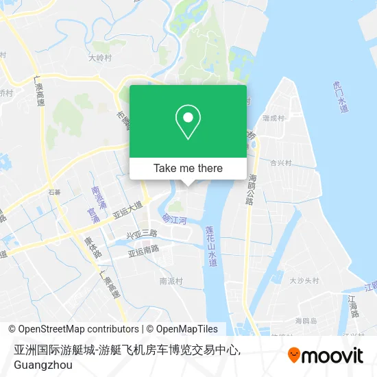亚洲国际游艇城-游艇飞机房车博览交易中心 map