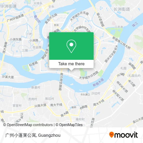 广州小蓬莱公寓 map