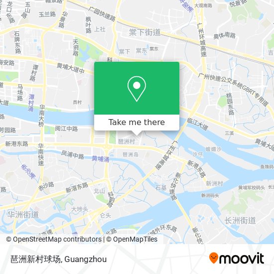 琶洲新村球场 map