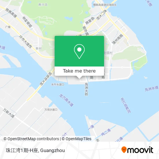 珠江湾1期-H座 map