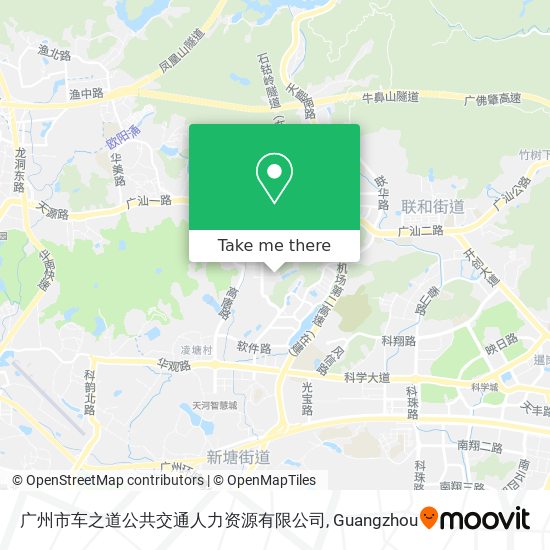 广州市车之道公共交通人力资源有限公司 map