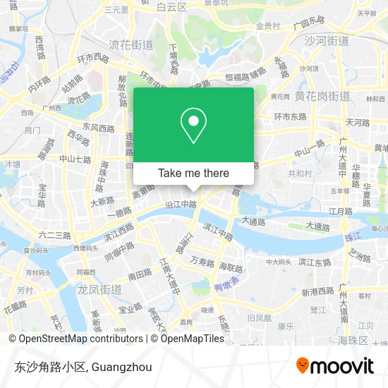 东沙角路小区 map