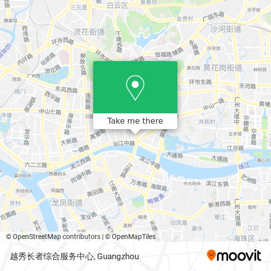 越秀长者综合服务中心 map