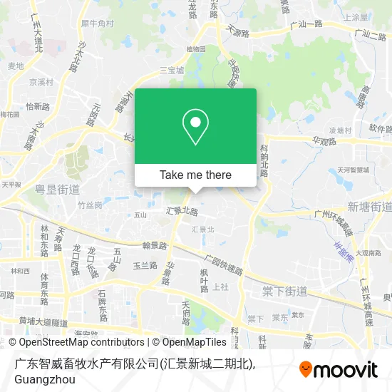 广东智威畜牧水产有限公司(汇景新城二期北) map