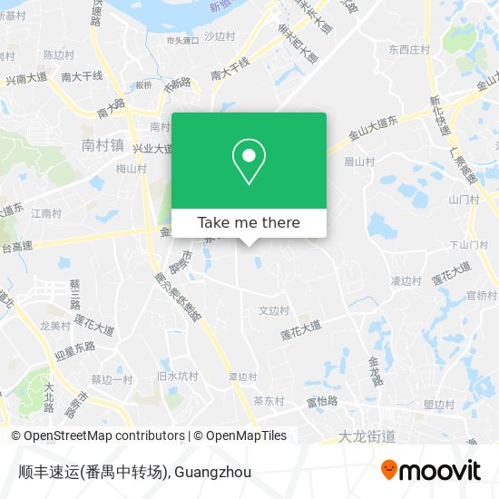 顺丰速运(番禺中转场) map