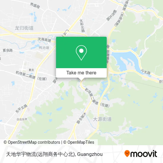 天地华宇物流(远翔商务中心北) map