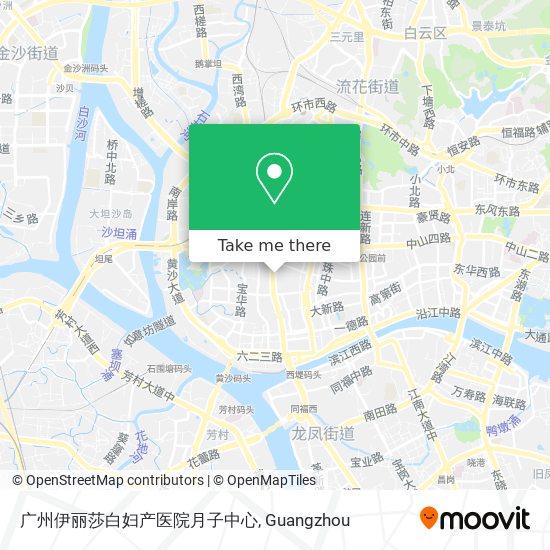 广州伊丽莎白妇产医院月子中心 map