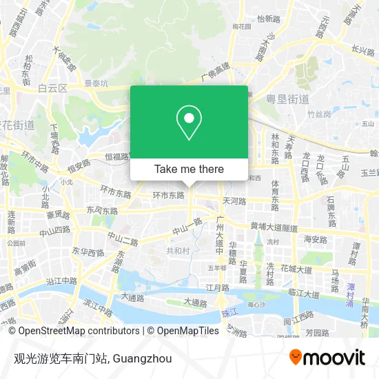 观光游览车南门站 map
