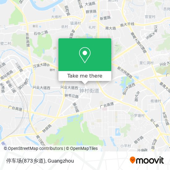 停车场(873乡道) map