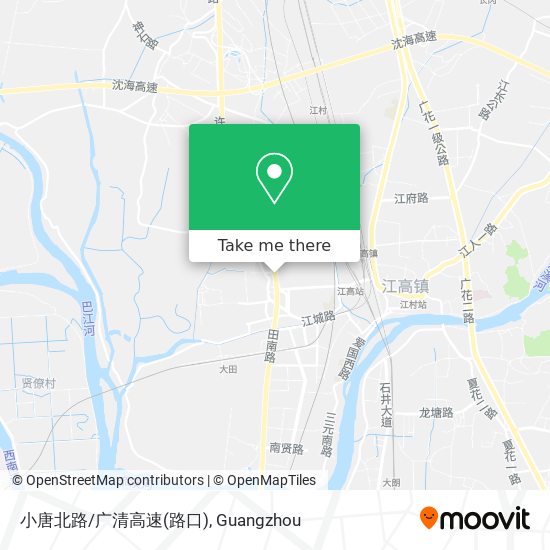 小唐北路/广清高速(路口) map