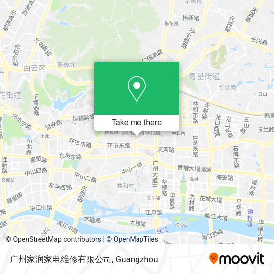 广州家润家电维修有限公司 map