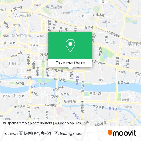 canvas看我创联合办公社区 map