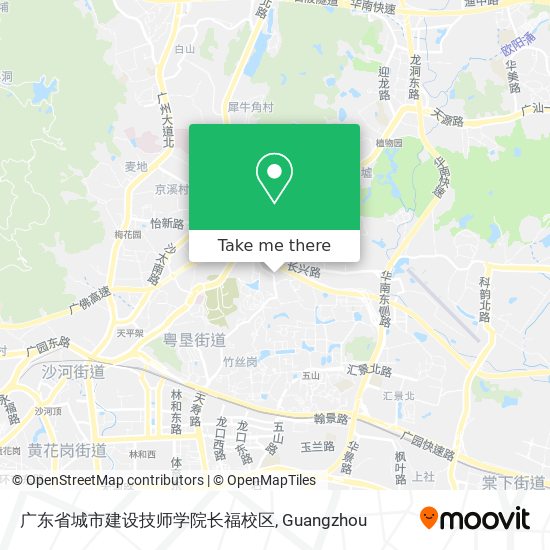 广东省城市建设技师学院长福校区 map