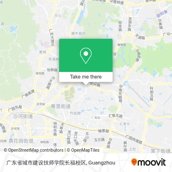 广东省城市建设技师学院长福校区 map