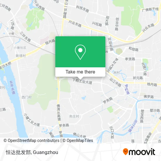 恒达批发部 map