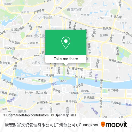 康宏财富投资管理有限公司(广州分公司) map
