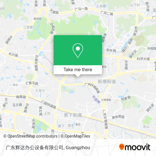 广东辉达办公设备有限公司 map