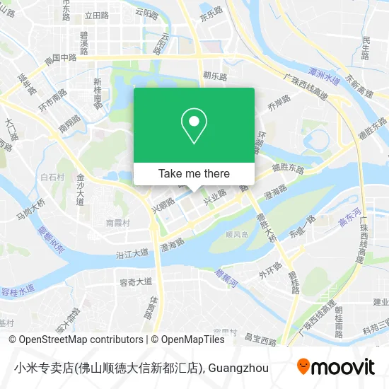 小米专卖店(佛山顺德大信新都汇店) map