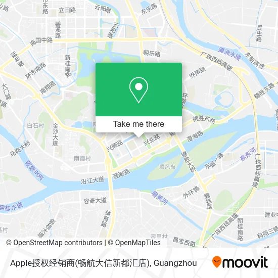 Apple授权经销商(畅航大信新都汇店) map