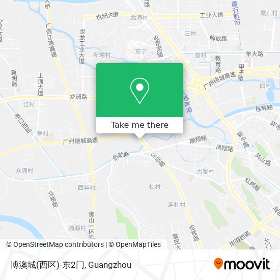 博澳城(西区)-东2门 map