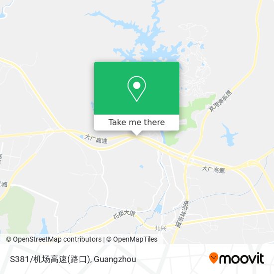 S381/机场高速(路口) map