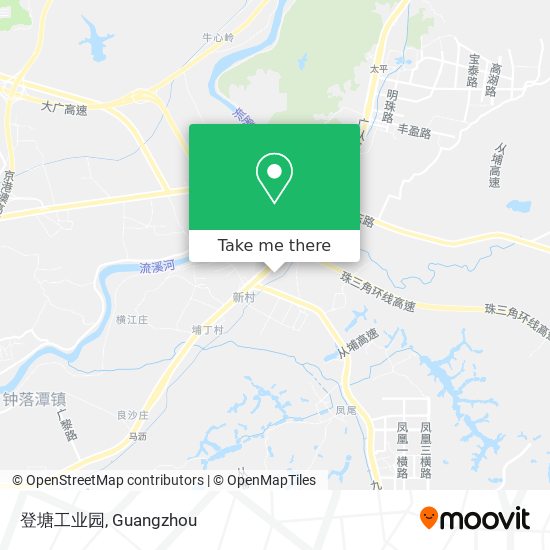 登塘工业园 map