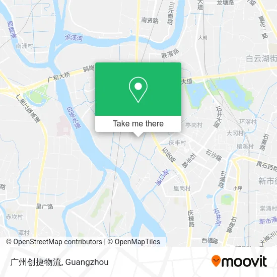 广州创捷物流 map