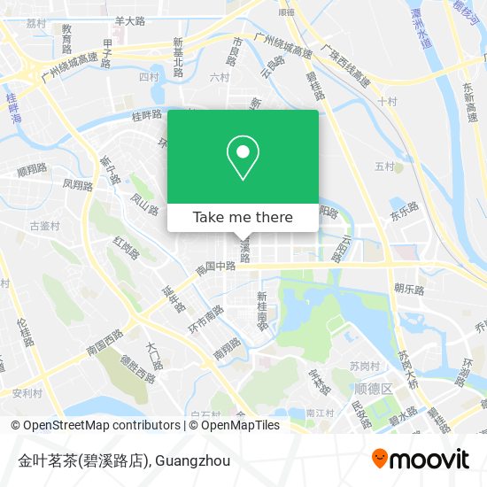 金叶茗茶(碧溪路店) map
