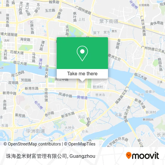 珠海盈米财富管理有限公司 map