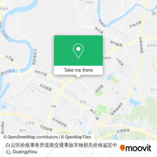 白云区价格事务所道路交通事故车物损失价格鉴定中心 map