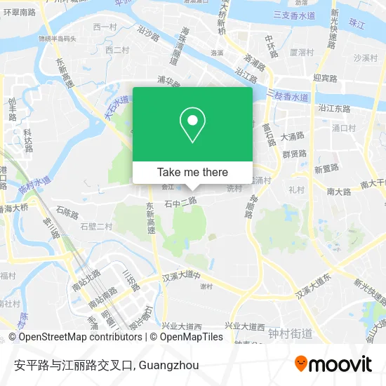 安平路与江丽路交叉口 map