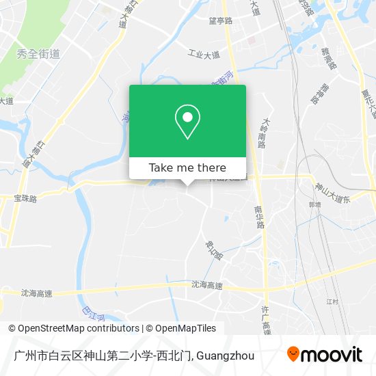 广州市白云区神山第二小学-西北门 map