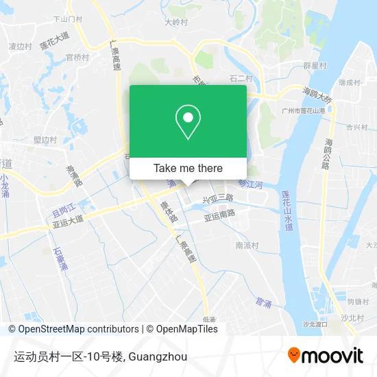 运动员村一区-10号楼 map