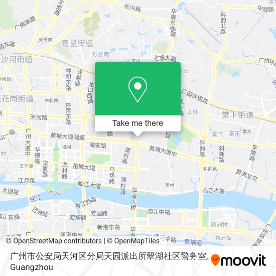 广州市公安局天河区分局天园派出所翠湖社区警务室 map