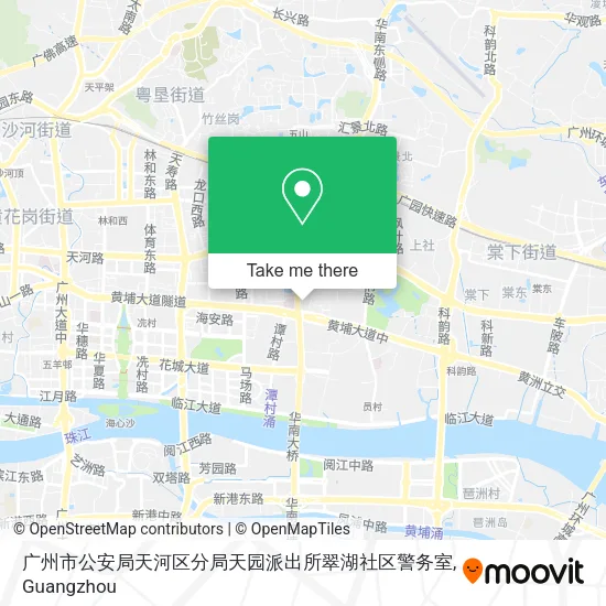 广州市公安局天河区分局天园派出所翠湖社区警务室 map