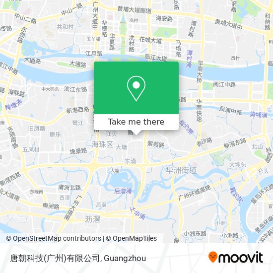 唐朝科技(广州)有限公司 map