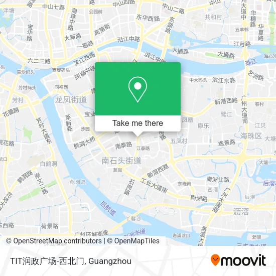 TIT润政广场-西北门 map