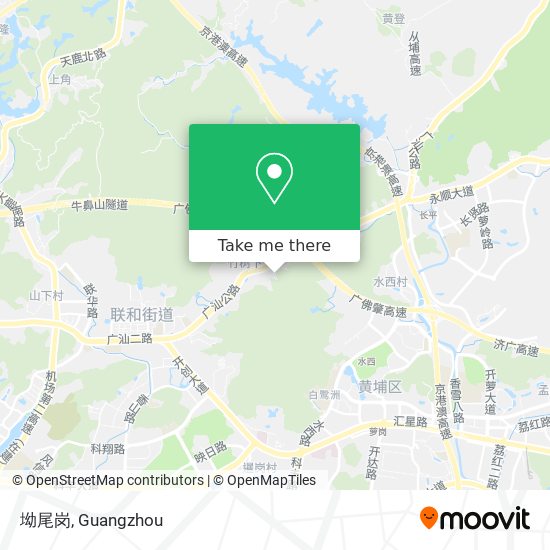 坳尾岗 map