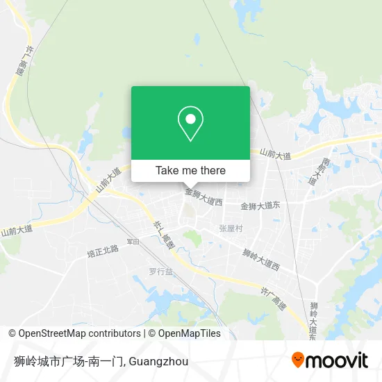 狮岭城市广场-南一门 map