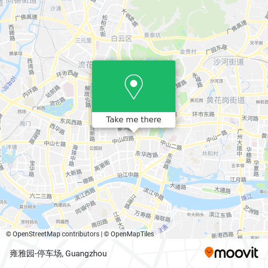 雍雅园-停车场 map