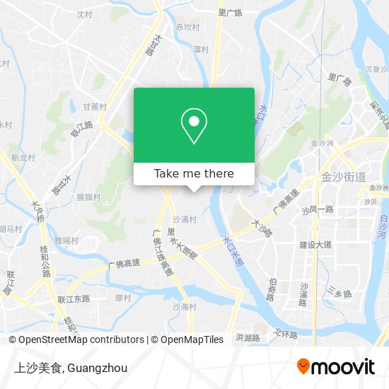 上沙美食 map
