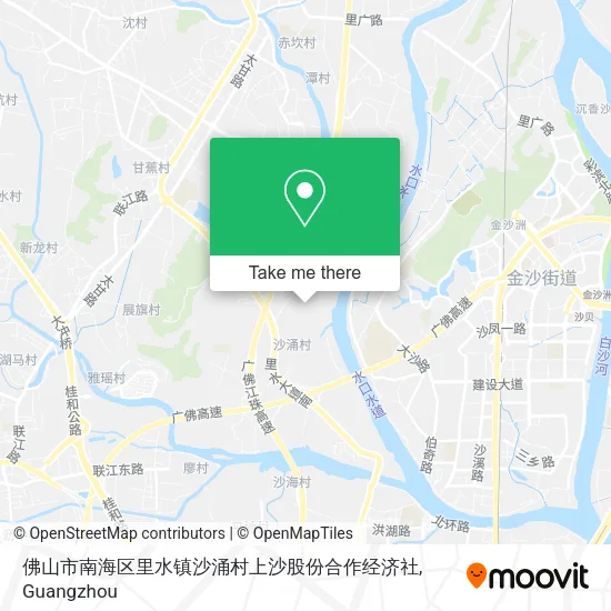 佛山市南海区里水镇沙涌村上沙股份合作经济社 map