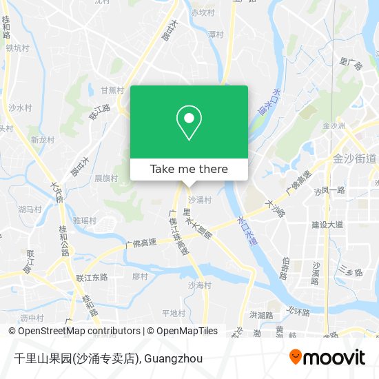 千里山果园(沙涌专卖店) map