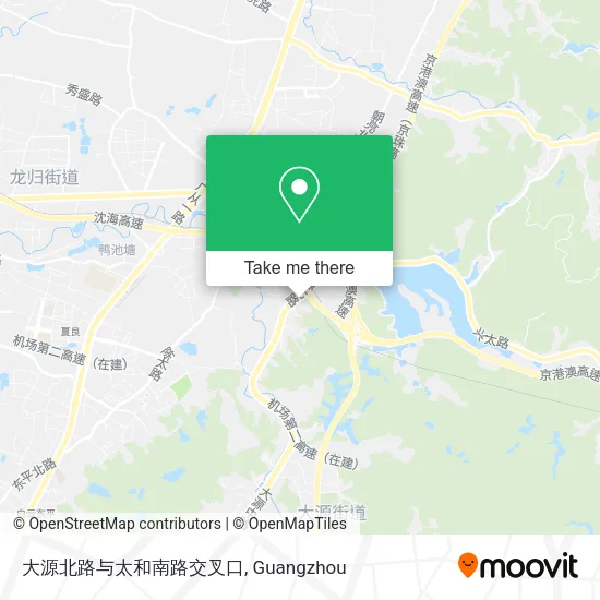 大源北路与太和南路交叉口 map