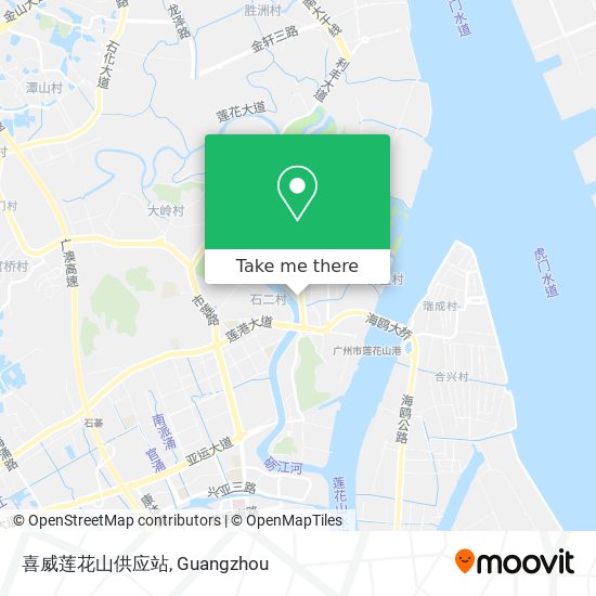 喜威莲花山供应站 map