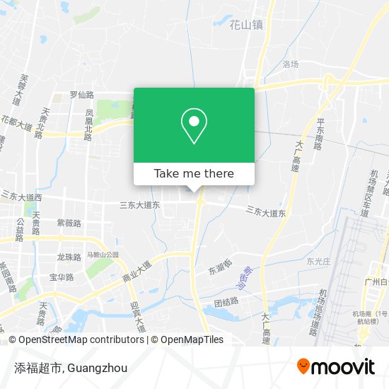 添福超市 map