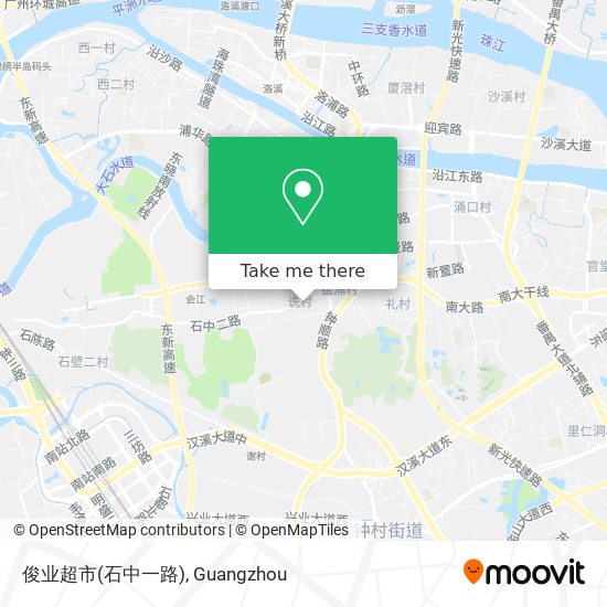 俊业超市(石中一路) map