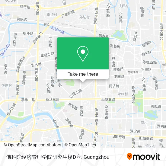佛科院经济管理学院研究生楼D座 map